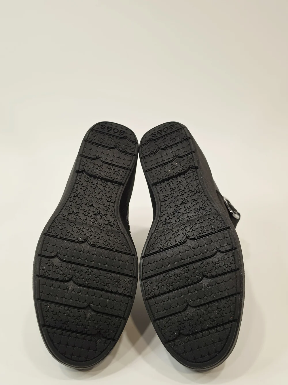 BOBS from Skechers Gala In High Demand Women’s Black Wedge Ankle Boots